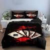 Playing cards with splashes. Bedding sets Duvet cover sets Duvet covers Pillowcases(1* Duvet Cover 2* Pillowcases without duvet insert)