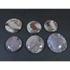 280Cts. Natural Crazy Lace Agate Round Cabochon Loose Gemstone 06 Pcs Lot C-1546