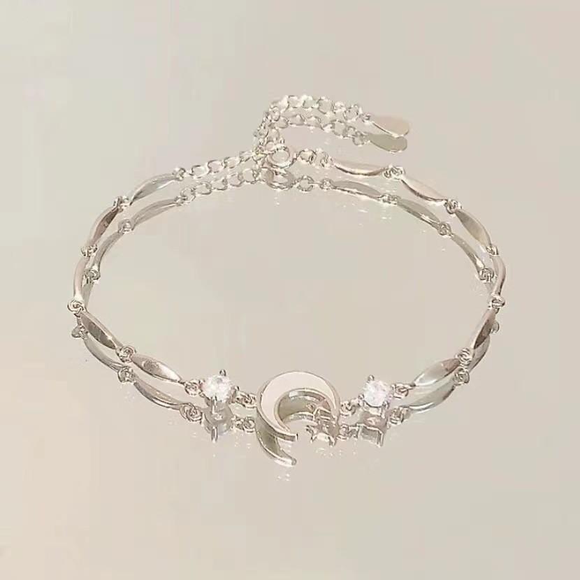 Zinc Alloy Bracelet Sparkling Zircon Flower Bracelet Handmade Bracelet Alloy For Daily Wear Fashion Accessory Party