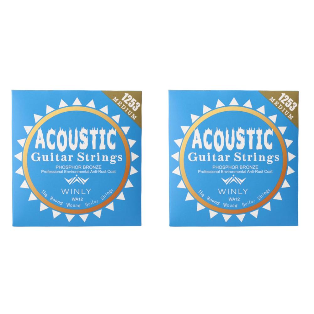 

FE# Струны для акустической гитары Струны из фосфорной бронзы Гитарные аксессуары (ВА10)