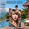 Taylor Music Beach Towel, Microfiber Beach Towel, Perfect For Pool, Beach, Travel, Home Decor Beach Party Fan Gifts