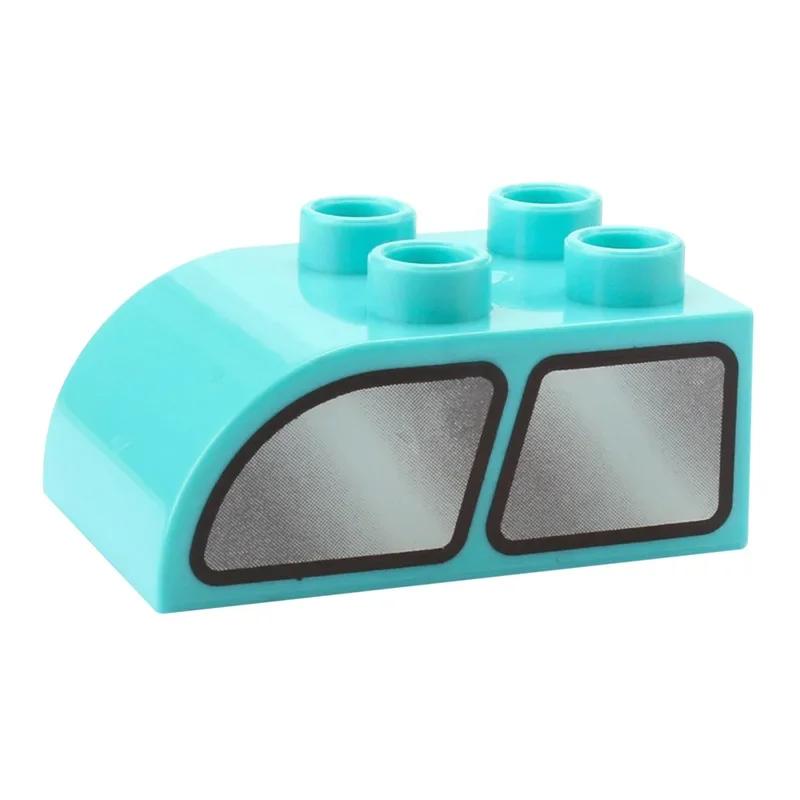 Big Building Base Blocks Printed Patterns Accessories Cake Zoo Tools Compatible Large Bricks Children Kids Creativity Toys Gifts