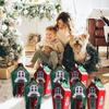 10/5PCS Christmas Kraft Paper Candy Boxes Merry Christmas Candy Sweets Cookie Gift Box Packaging Bag Party Favor Decoration 2024