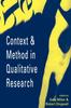 The Context and Method In Qualitative Research Book