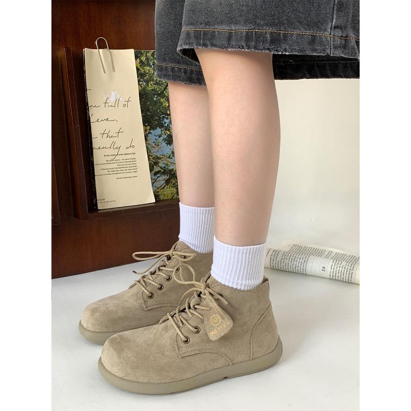 Autumn new casual Martin boots versatile soft-soled retro short boots 3131