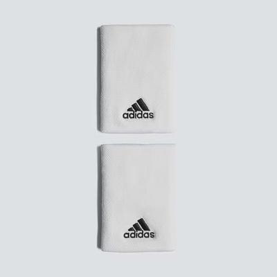 adidas Tennis Wristbands, 2-Pack, White CF6277