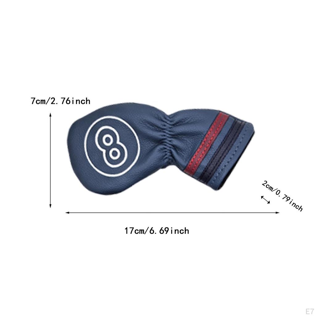 10 Pieces Golf Club Head Covers for Irons Iron Headcovers Lightweight Wedge Sleeves Games