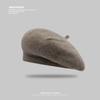 Beret Hat Women Japanese British Versatile Painter Hat Literary Retro Octagonal Hat Solid Color Simple Casual Bere Hat