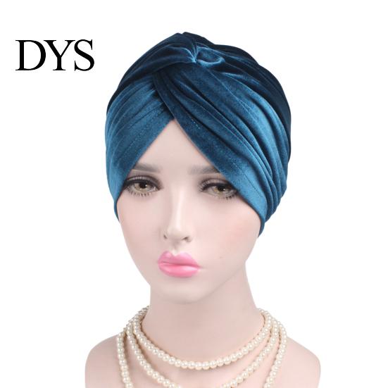 Cappello Turban Indiano Cappellino Colore Unico Forma a Croce Donna Elasticizzato Senza Berretto Copricapo Visiera per Primavera Autunno Inverno Spesso