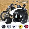 Yüksek Kaliteli Motosiklet Kaskları Elektrikli Bisiklet Kaskı Açık Yüz Çift Lens Siperliği Erkek Kadın Yaz Scooter Motosiklet Kaskı Nokta