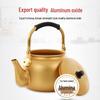 Yellow Aluminum Teapot Kettle: Large Capacity Korean Rice Wine Pot for Gas Stoves