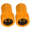 Set da 2 pezzi Convertitore per Valvola Bicicletta Presta a Schrader Adattatore Resistente all'Usura per Pompa da Mountain Bike