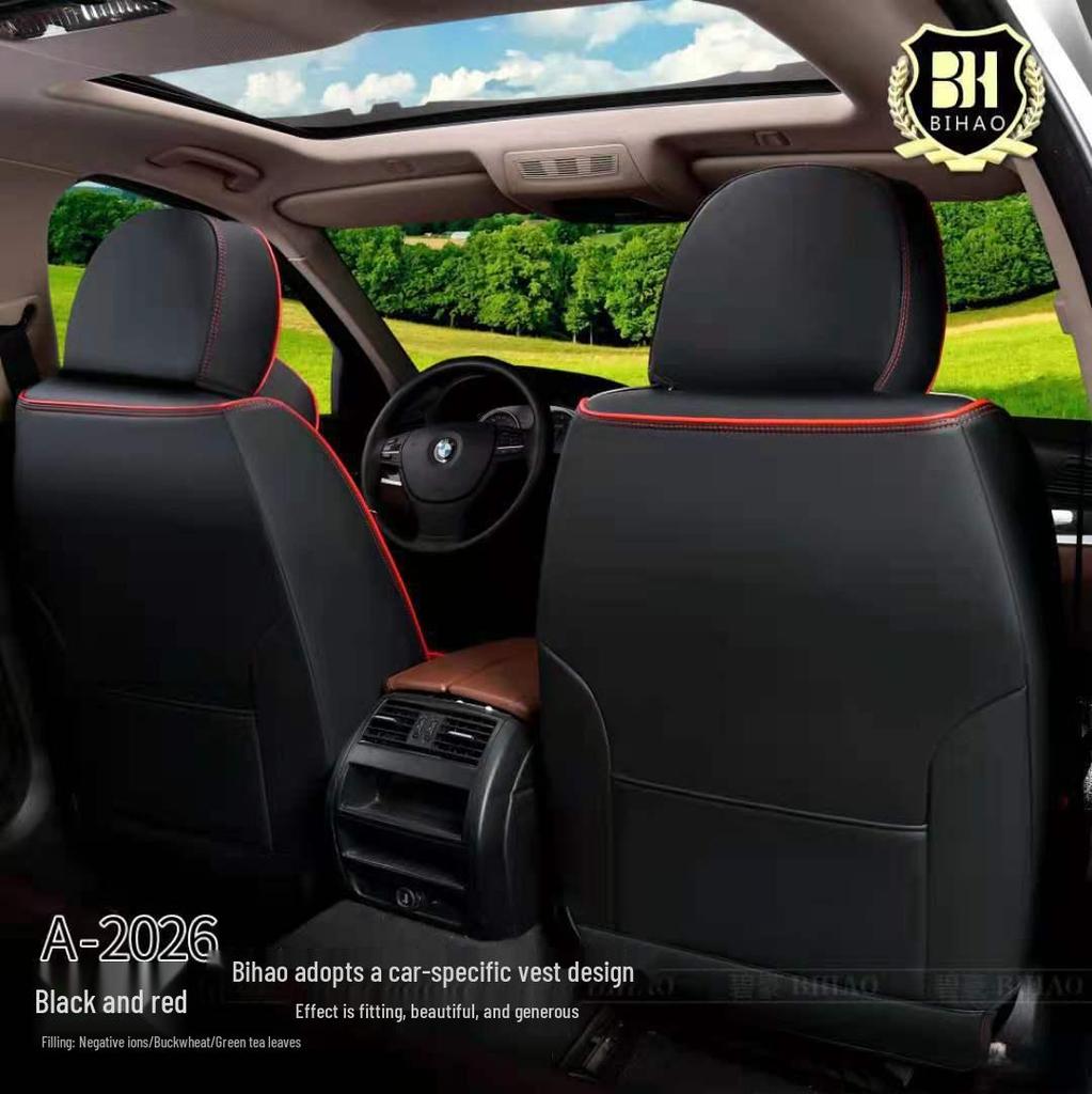 High-Quality Breathable Leather Car Seat Cushion Pad for All Seasons - Stylish and Comfortable.