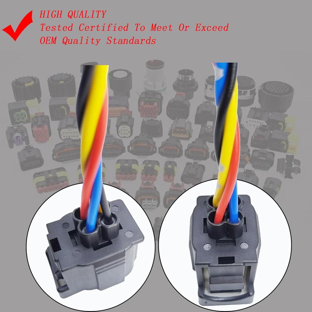 1PCS A/C Pressure Sensor Switch Transducer Harness Connector Plug 5072138AA Fits 2003-2007 Replacement for Dodge Ram 1500 2500 3500 2002-2004
