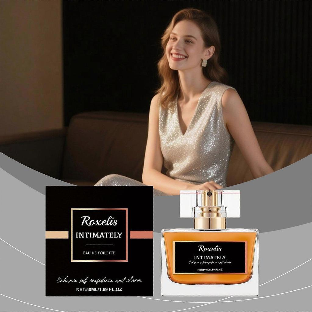 Roxelis Wooden Style Sandalwood Perfume, Fresh And Elegant For Daily Dates, Naturally Lingering Fragrance With Charming And Convenient Atmosphere