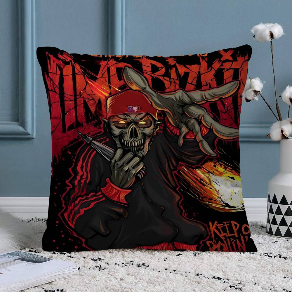 PC Limp Bizkit Pillow Cushion Cover Pillowcase Living Room Sofa Home Decor Customized