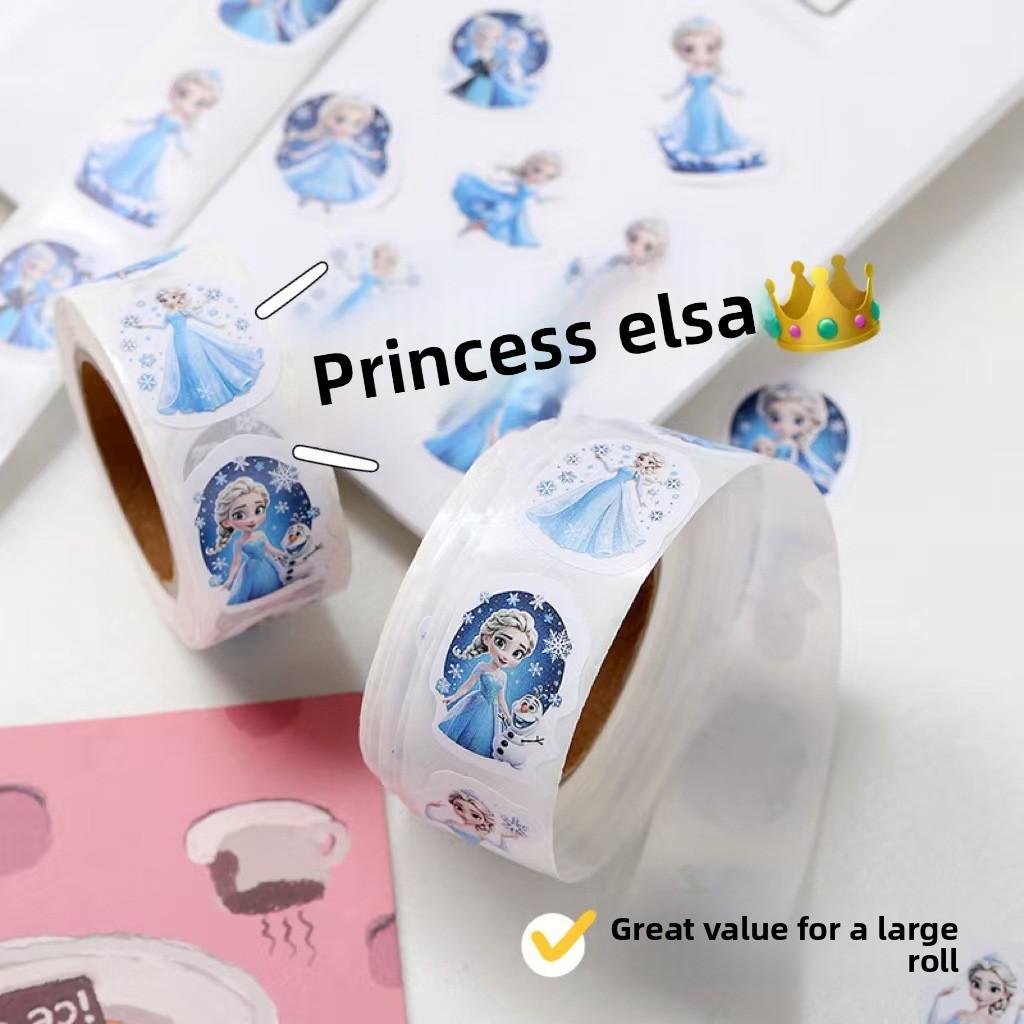 500pcs Elsa Princess Children's Princess Cartoon Encouragement Reward Stickers for Girls Frozen Decorative Stickers