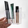 Wandmontierte lochfreie Badezimmer-Aufbewahrungsbox für Lippenstifte und Augenbrauenstifte - Neues transparentes PET-Modell mit Fächern