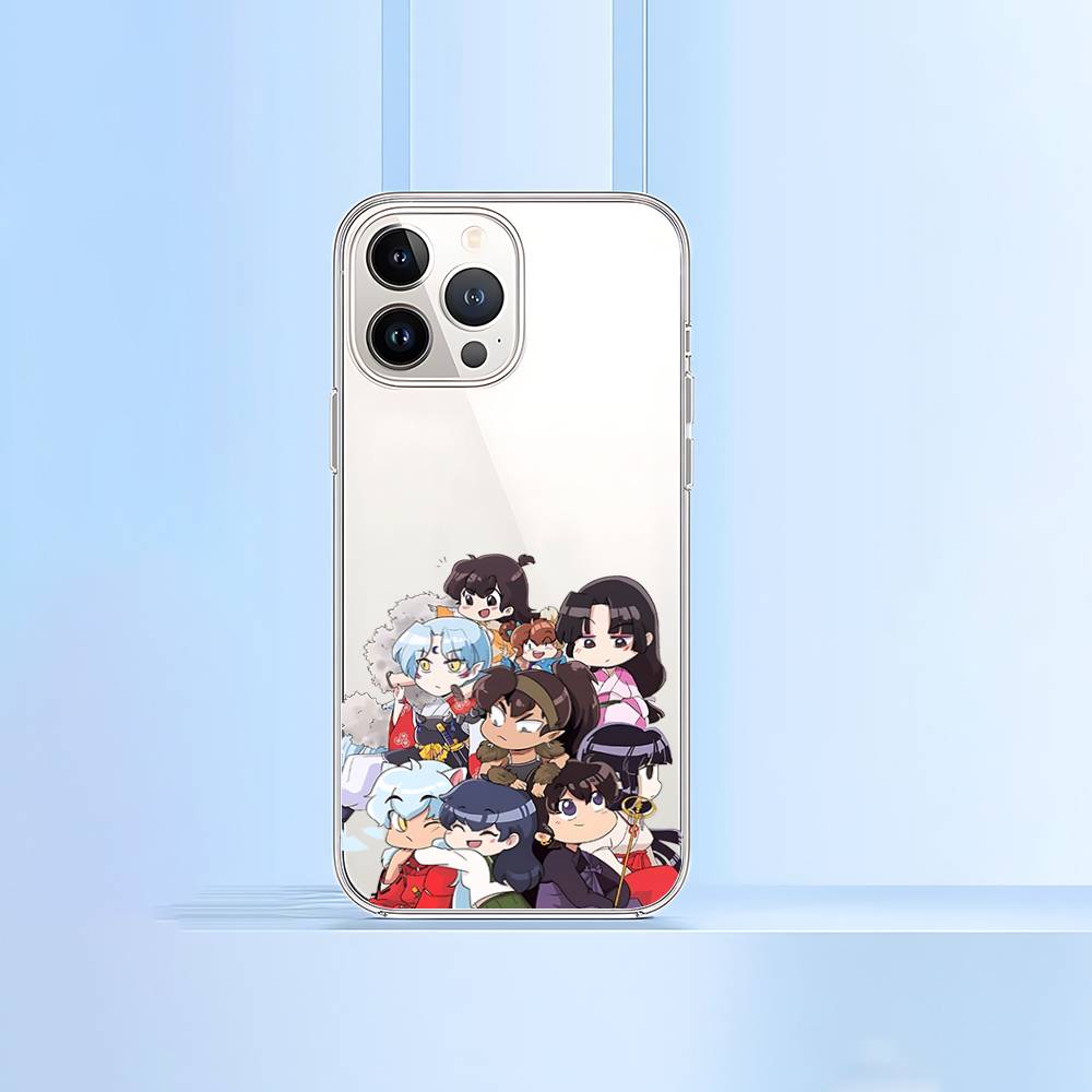 Anime I-Inuyasha Sesshoumaru Phone Case For IPhone 17 16 15 12 11 Pro Max 14 Plus 13 Mini Clear Cover Soft Funda