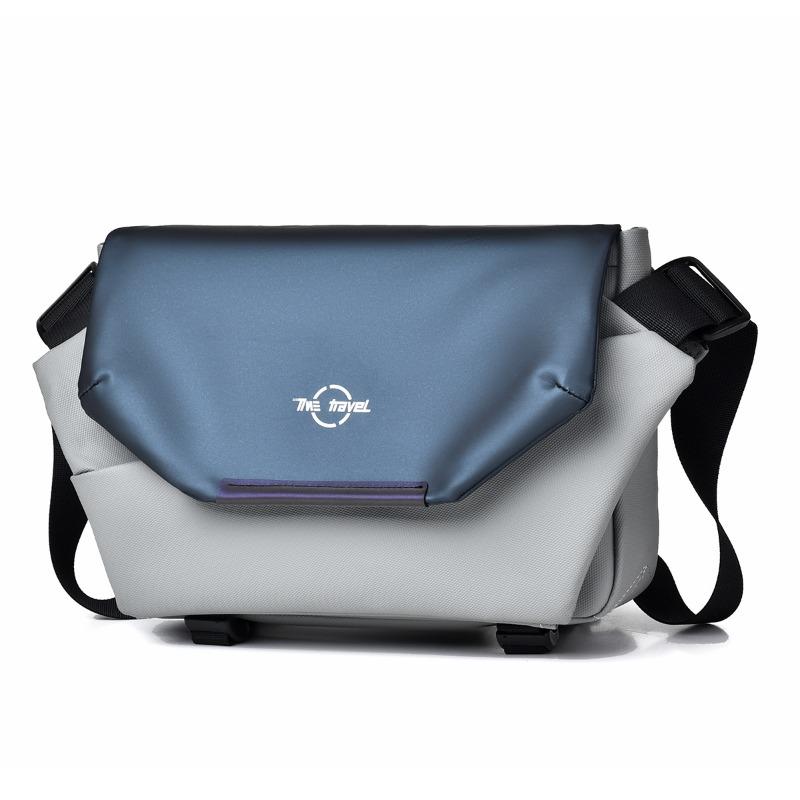 Crossbody bag men s cycling backpack shoulder bag commuter mailman bag chest bag boys satchel spring multi-pocket