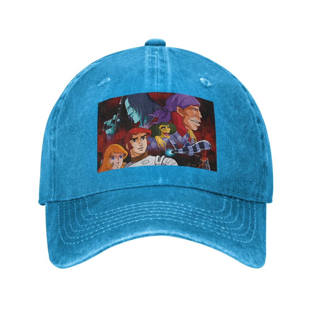 Comet Crew Zubehör Captain Future Baseballkappen Snapback Gewaschene Jeanshüte Hip Hop Baseball Cowboyhut für Unisex Damen