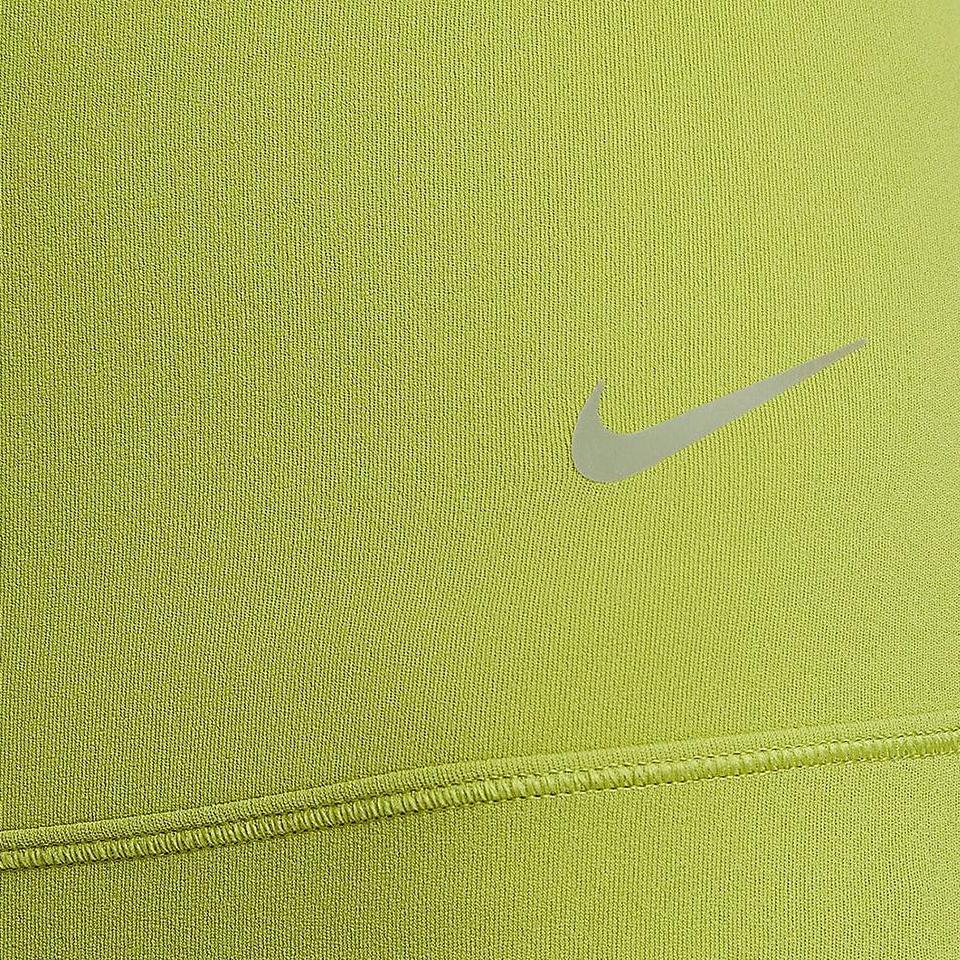 Nike Zenvy Air Series Solid Color Logo Tight Fitness Sports Shorts Women shorts Pear-Green DQ6004-377