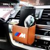 Car Air Outlet Storage Box Phone Glasses Organizer Car Goods For BMW M E34 E36 E60 E90 E46 E39 E70 F10 F20 F30 X5 X6 X1 M3 M5 M6 E71 F01 F02 F87