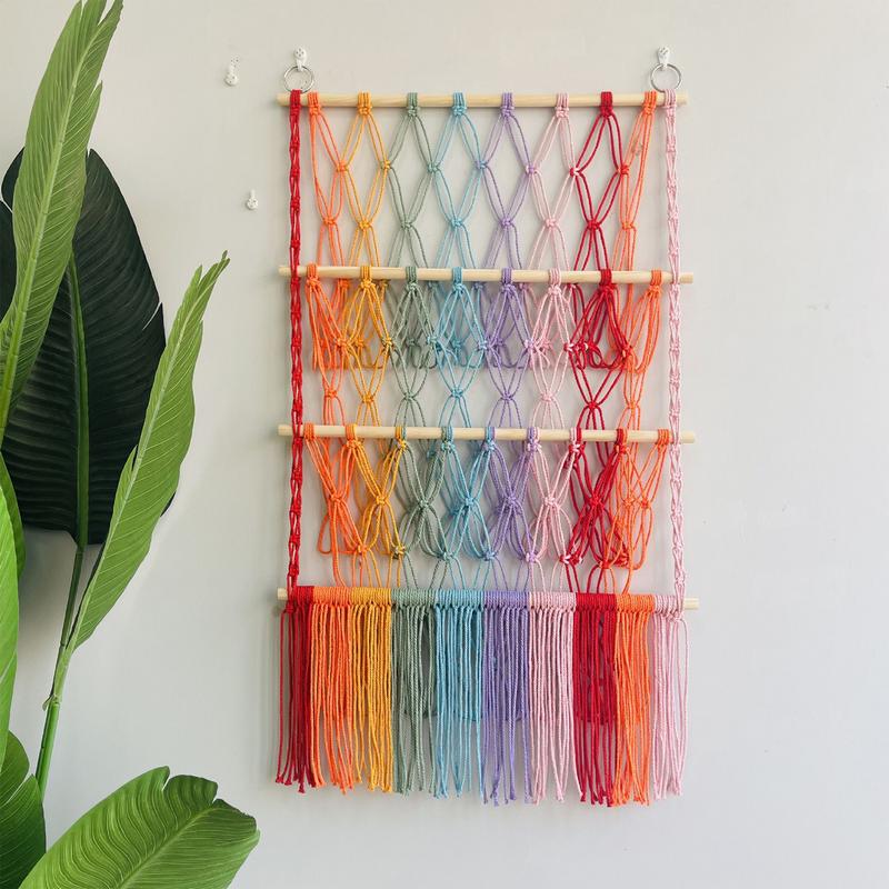 Stuffed Animal Storage Boho 3-Tier Stuffed Animal Hammock Corner Nursery Storage And Organization Products For Girls Bedroom