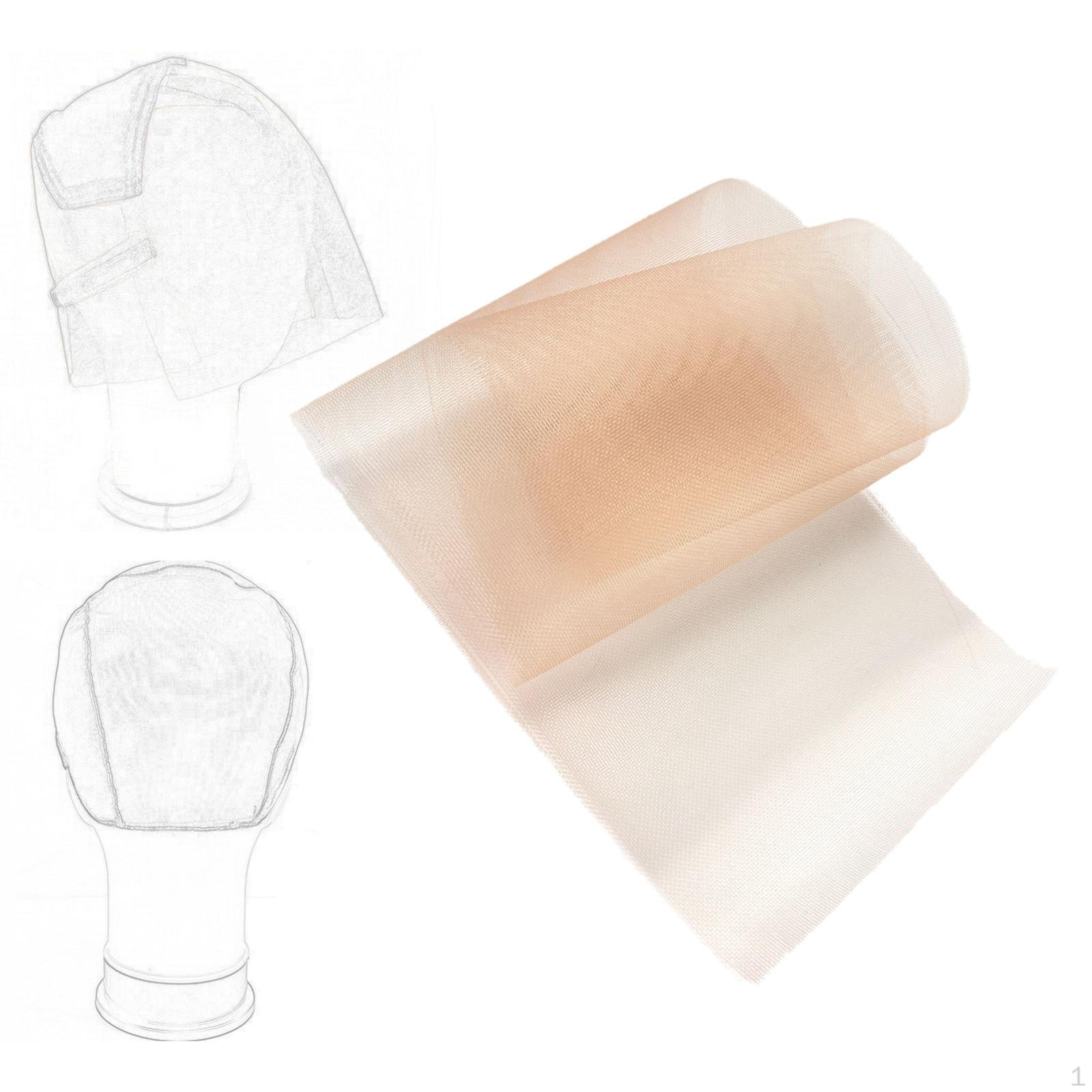 

Lace Mesh Wear Resistant Foundation Accessories Durable Hairnet for Making Closure Repair Caps Skin Color