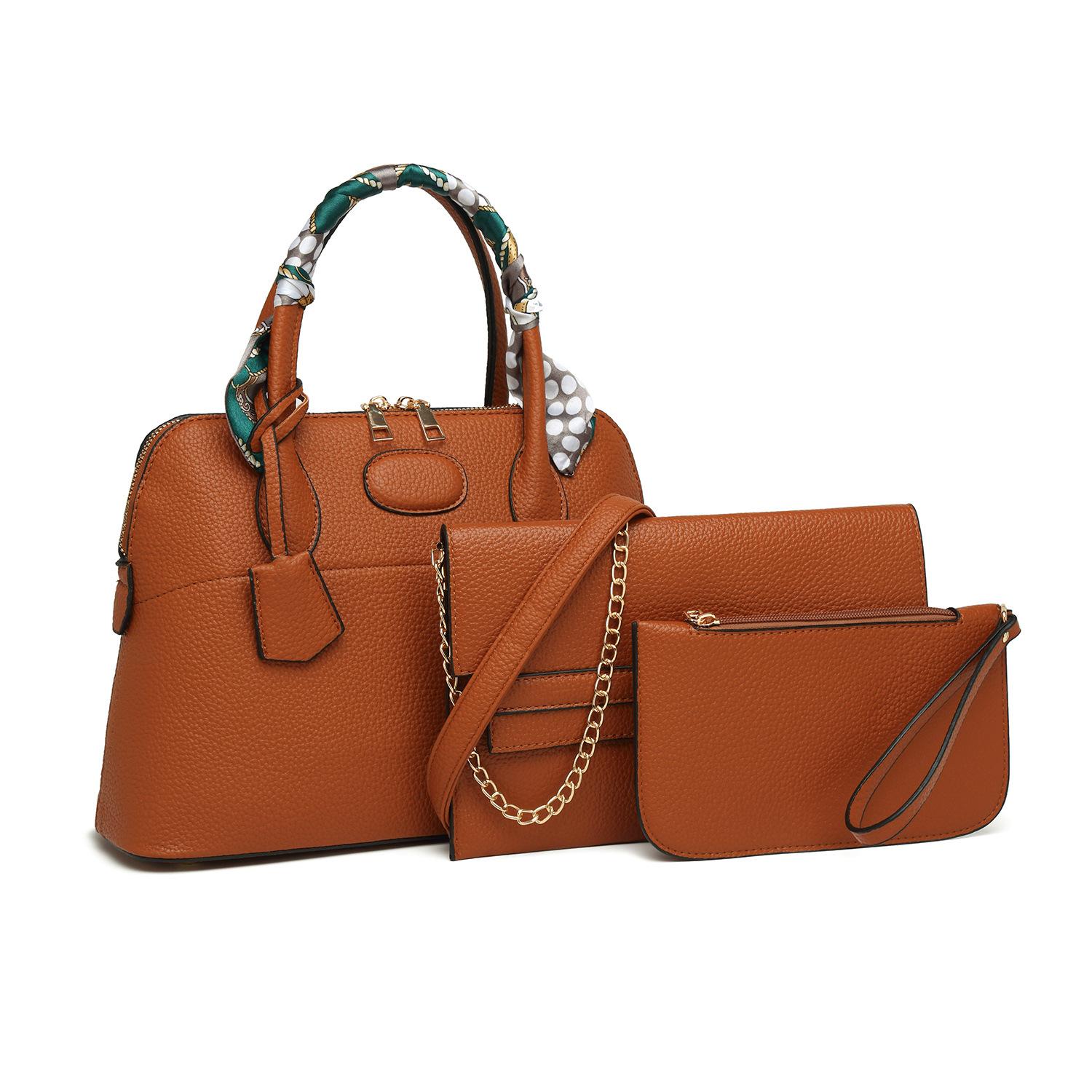 

Lychee Pattern Shell Bag, Messenger Bag, Shoulder Texture Bag, Simple And Popular Fashion Bag. светло-коричневого