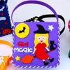Non-woven Fabric DIY Trick or Treat Bag Pumpkin Bag Pumpkin Handbag DIY Halloween Candy Bag  Party