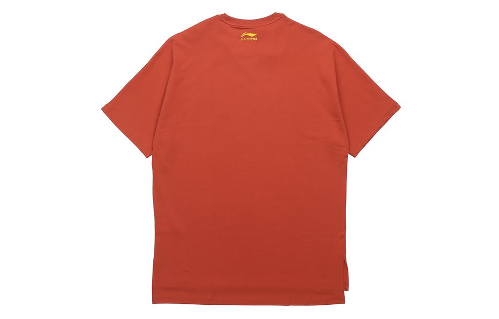 Li Ning T Shirts Men's Crew Neck Moderate Straight Fit AHSP707-3