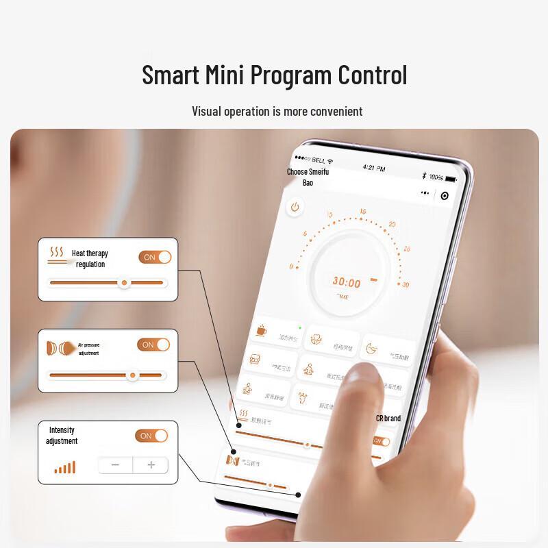 Desleep Foot Massager with Heat and UV Sterilization CN Plug (adapter Included)