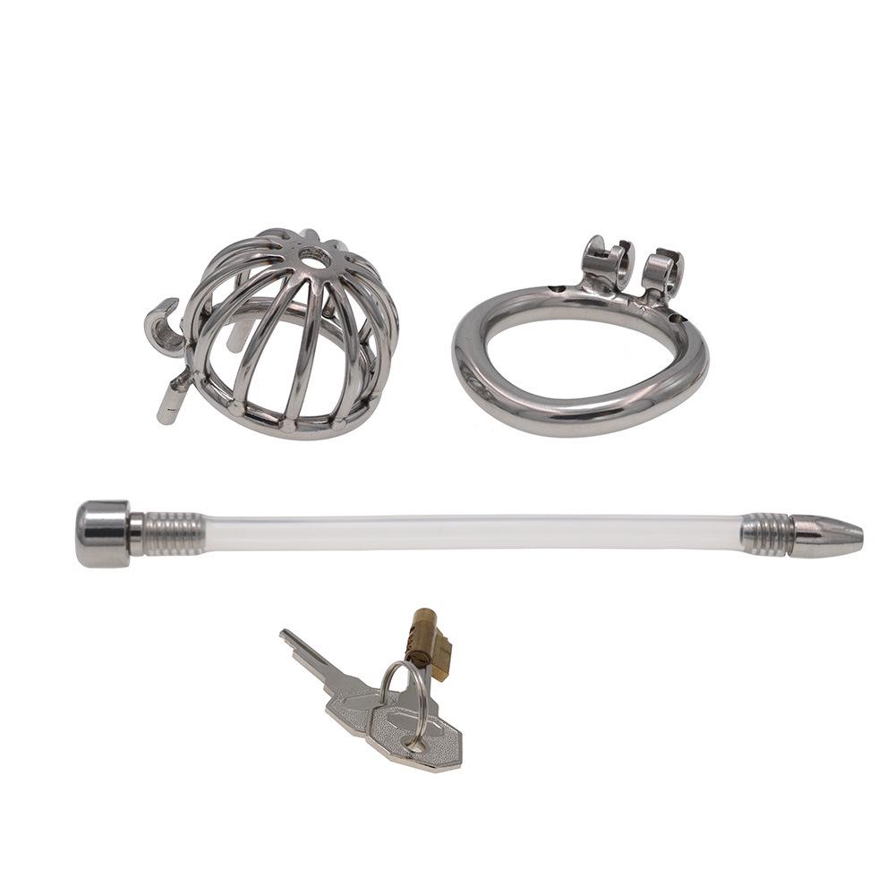 Chaqu Stainless Steel Ball-Shaped Chastity Device for Adults