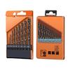 13Pcs Round Shank Drill Bit Twist Jobber Length Drill Bit Round Shank for Hardened Metal Iron Plastic and Wood Metal