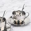 Edelstahl Kaffeetasse Kaffeetassen Espressotassen und Große Cappuccino Tasse