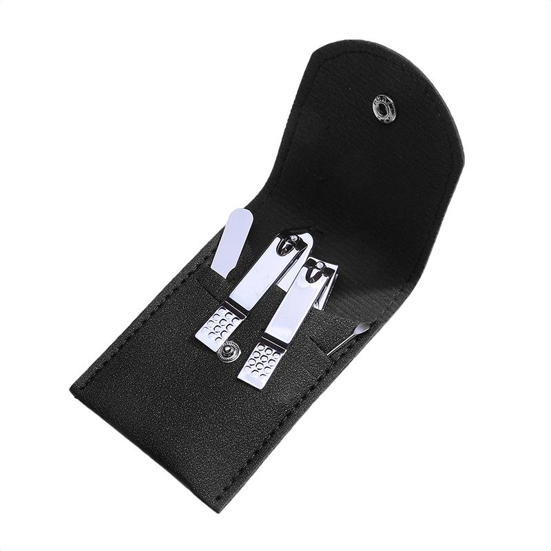 Set Manicure Set Set Coltelli per Unghie Tagliaunghie Domestici Cucchiaini per Pulizia Orecchie Set per Solchi Unghie 4 pezzi