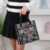 New Thickened Floral Print Lunch Bag Thermal Waterproof Insulation Bag Large Capacity Portable Handbag