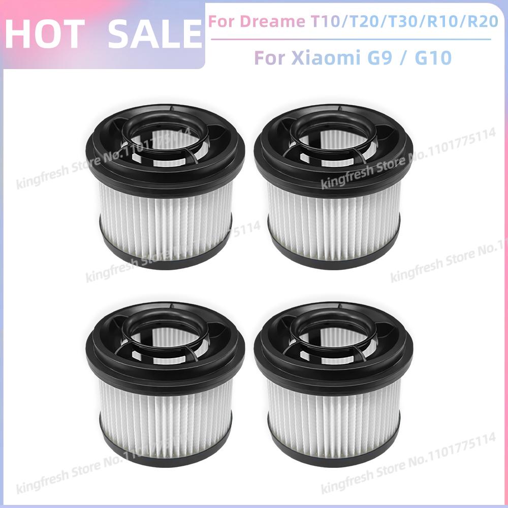 Fit For Dreame T10 / T20 / T20 Pro / T30 / T30 Neo / R10 / R10 Pro / R20, Xiaomi G9 / G10 Replacement Parts Pre Post Filter