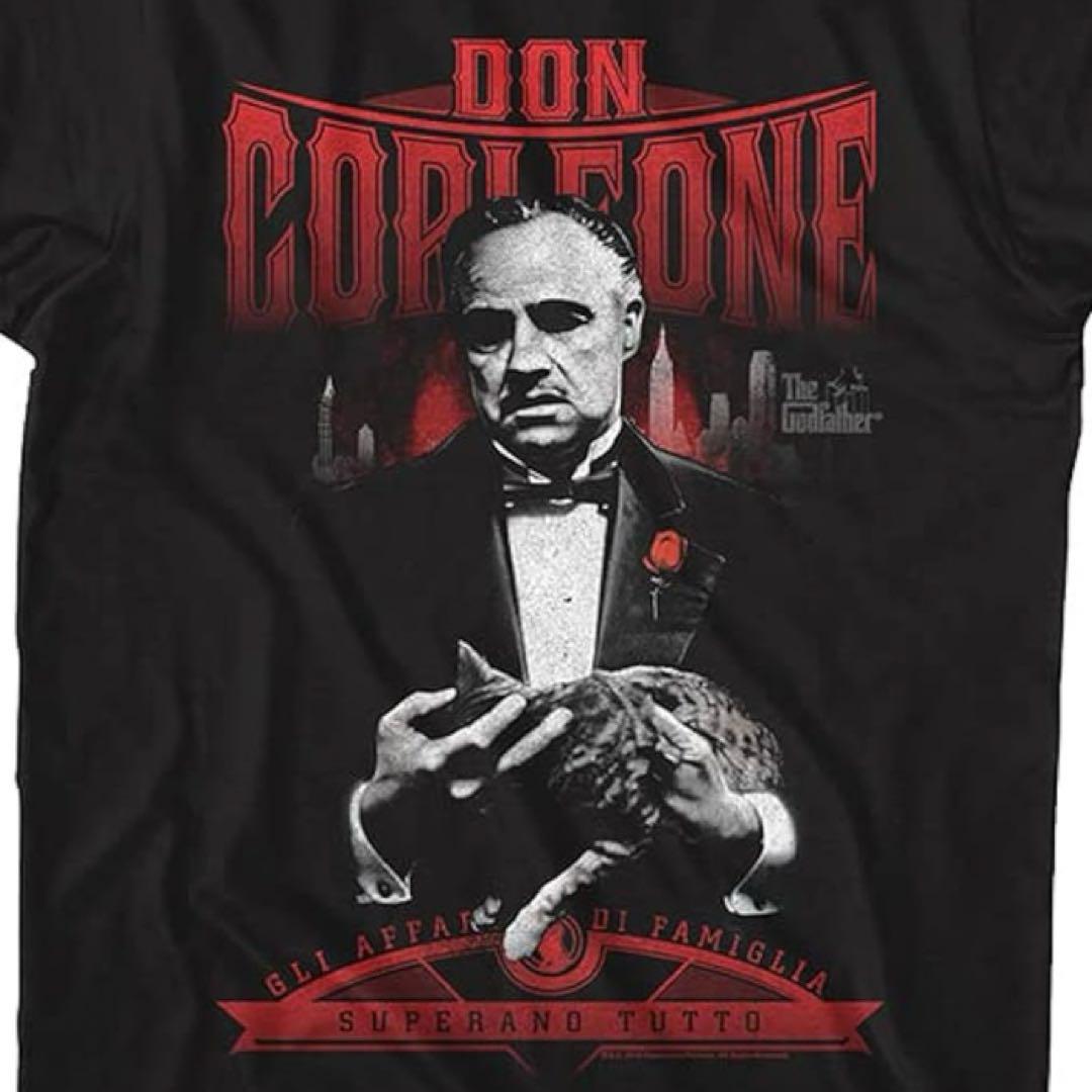 

[USED] The Godfather Don Corleone T-shirt, Black, Size L