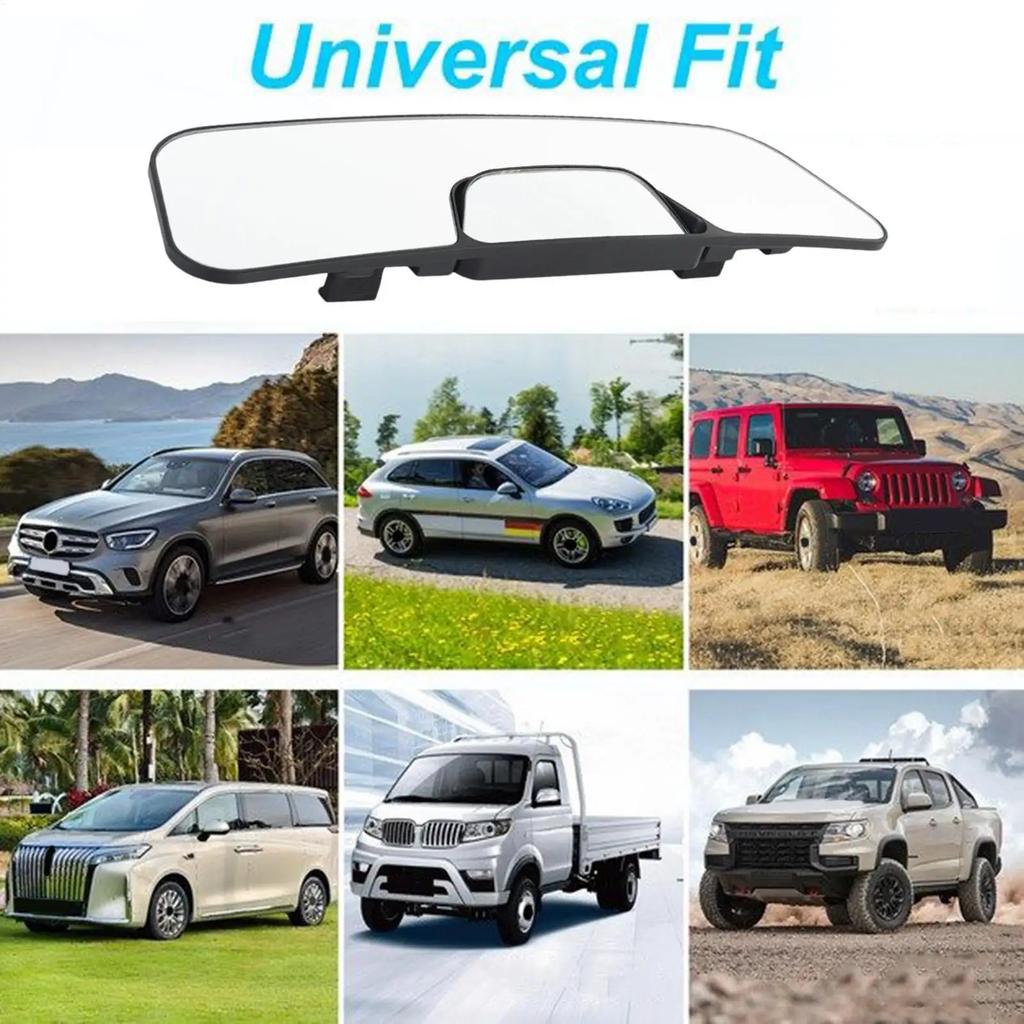 Nouveau Rétroviseur Arrière de Voiture Grand Angle avec Moniteur Bébé Intégré Miroir Secondaire à Clip sur Élimination des Angles Morts Miroir Intérieur