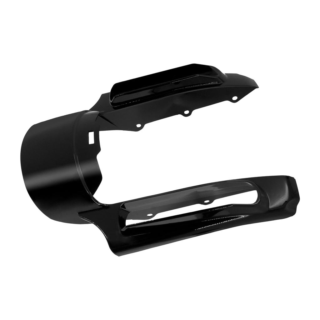 Motorcycle Rear Fender Extension Fascia Filler Panel Black For Harley Touring Road King Street Electra Glide Ultra Limited 14-21