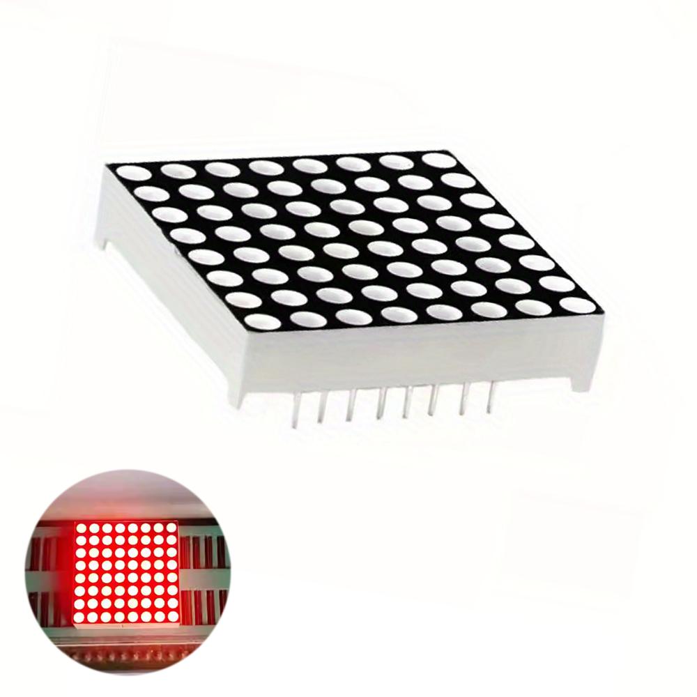 5pcs MAX7219 LED Display Modules 3MM Dot Matrix Module common-cathode Green/Red/Blue Light