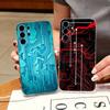 Creative Circuit Board Pattern Phone Case For Samsung S25,S24,S21,S22,S23,S30,Ultra,S20,Plus,Fe,Note,10,9,5G Transparent Cover