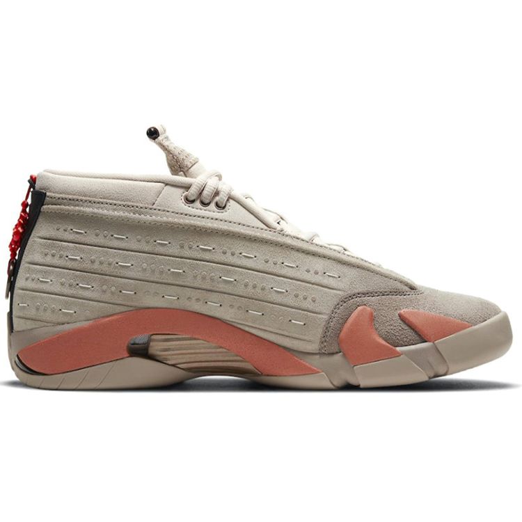 CLOT x Air Jordan 14 Retro Low Terracotta Unisex-Sneaker Tan Sepia-Stein Terra-Blush DC9857-200