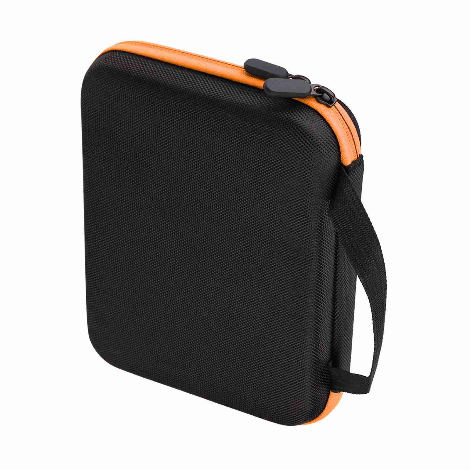 

63 Slots Portable Aromatherapy Essential Oil Storage Bag Case Box Organizer (Orange )