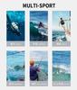 [VOKLLIYU] Women's Swimsuit, Short Sleeve One-Piece, Soft To the Touch, Slimming and Body-Shaping Swimsuit, UPF50+, for Pool, Travel, Beach, Hot Sprin