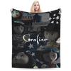 Coralines Flannel Blanket Winter  Super Soft Bedding Throws for Child Home Decor Street Trend Bedspread Sofa Bed Cover