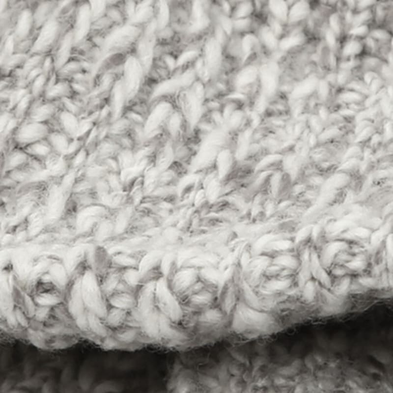 UNDERCONTROL STUDIO FLOW BEANIE / CROSS WAVE Wool / GREY