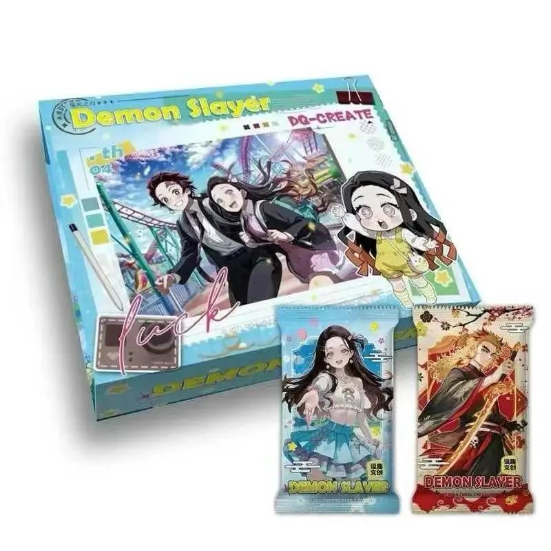 Demon Slayer Card Infinite Castle Deluxe Edition Tanjirou Nezuko Kanroji Limited Anime Collection Cards Toys Gifts
